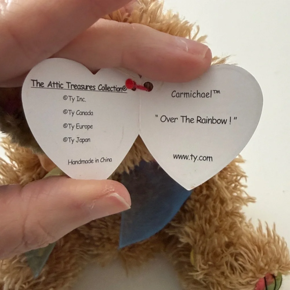 Retired 2001 Attic Treasures Carmichael the Bear - “Over The Rainbow!”🌈 - Picture 3 of 11